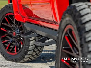 GMC Sierra Side Steps - SRL2 Adjustable Boards - Aluminum - Crew Cab - 2007-2018 & Classic GMC Sierra Side Steps - SRL2 Adjustable Boards - Aluminum - Crew Cab - 2007-2018 & Classic